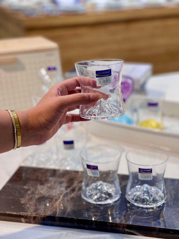 نیم لیوان کوه یخ محصول وارداتی Deli Glass