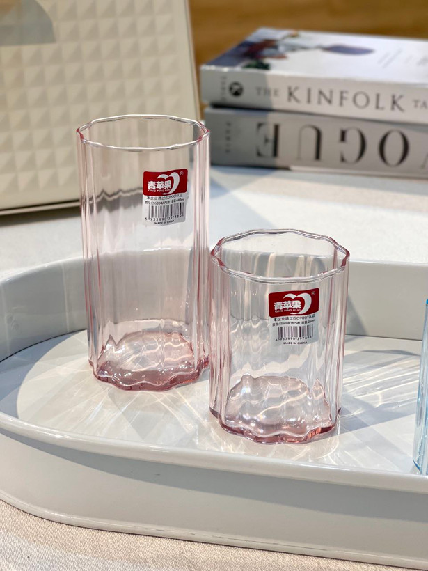 لیوان و نیم لیوان رنگی star محصول وارداتی Deli Glass