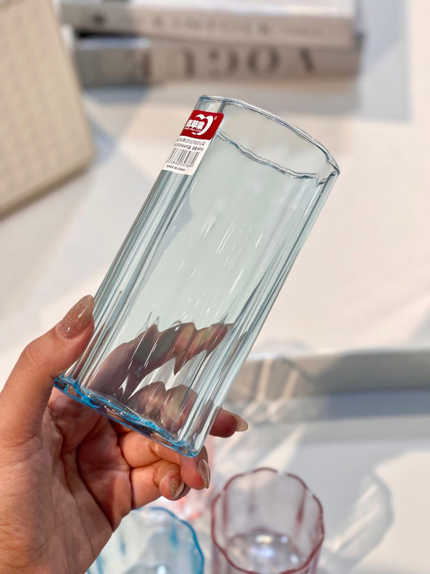 لیوان و نیم لیوان رنگی star محصول وارداتی Deli Glass