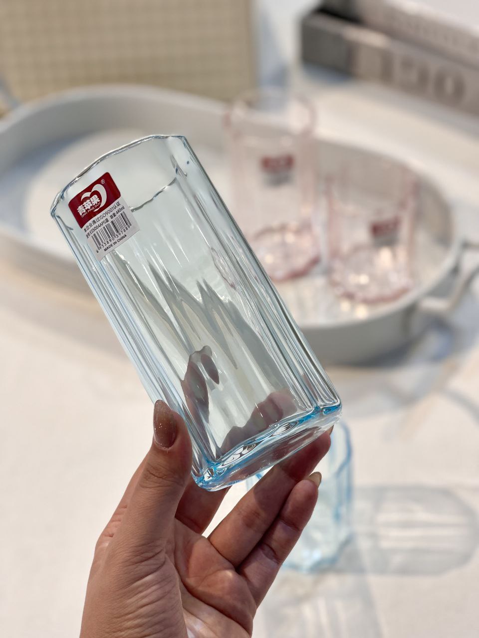 لیوان و نیم لیوان رنگی star محصول وارداتی Deli Glass