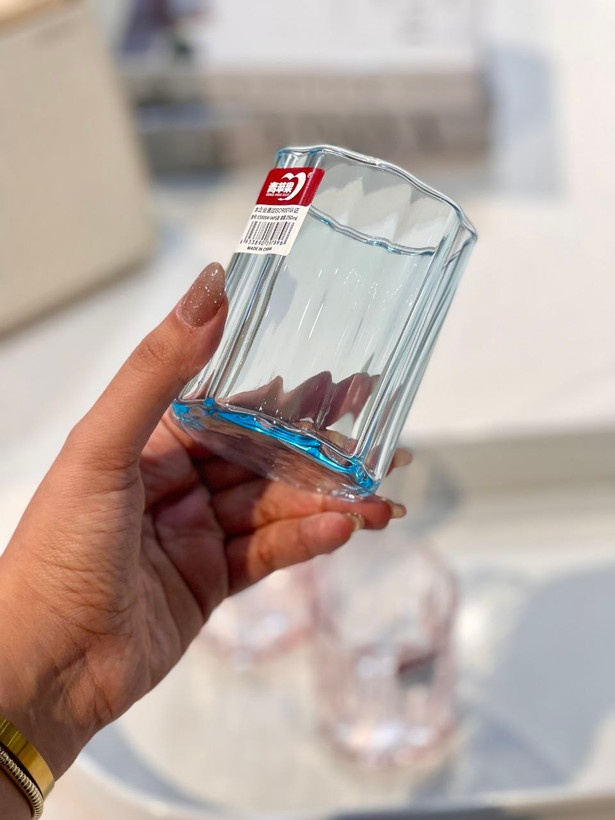 لیوان و نیم لیوان رنگی star محصول وارداتی Deli Glass