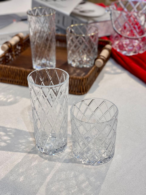 لیوان و نیم لیوان ساده Prosperous محصول Deli Glass
