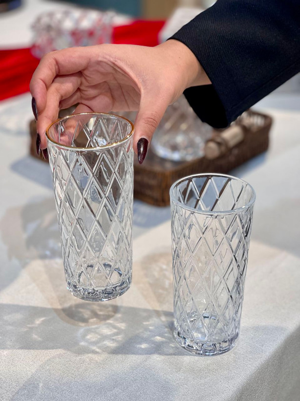 لیوان و نیم لیوان ساده Prosperous محصول Deli Glass