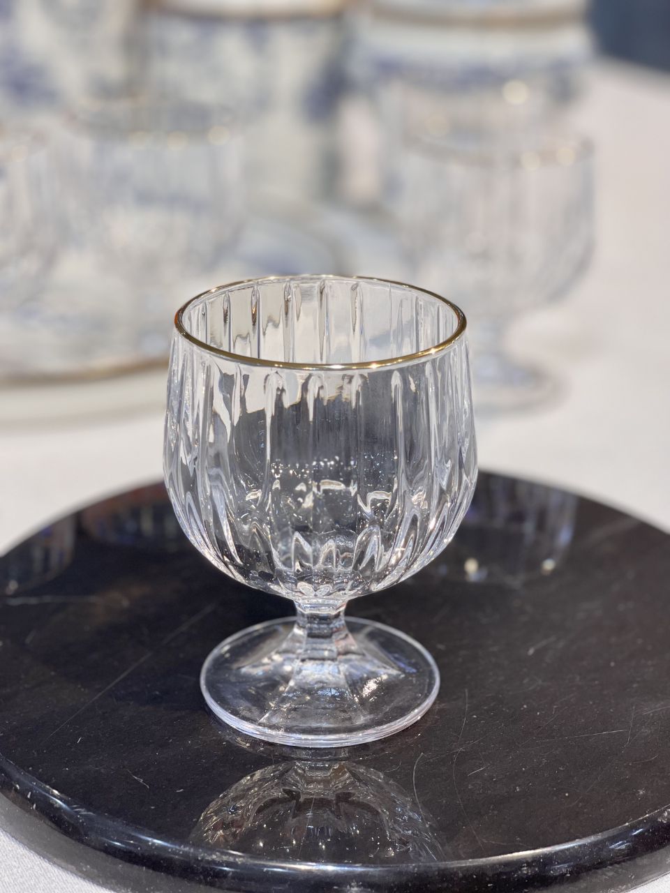 گیلاس و دسر خوری لب طلا sandia محصول وارداتی Deli Glass