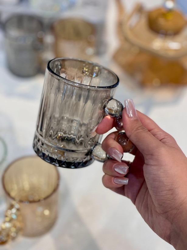 ماگ و فنجان دسته مرواریدی Arabella محصول Şahin شاهین ترکیه