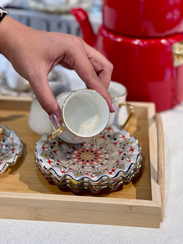 فنجان نعلبکی قهوه خوری Orient محصول Glore ترکیه
