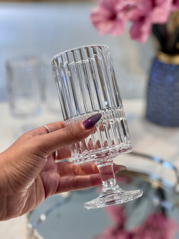 گیلاس و دسر خوری دیواره بلند محصول Deli glass