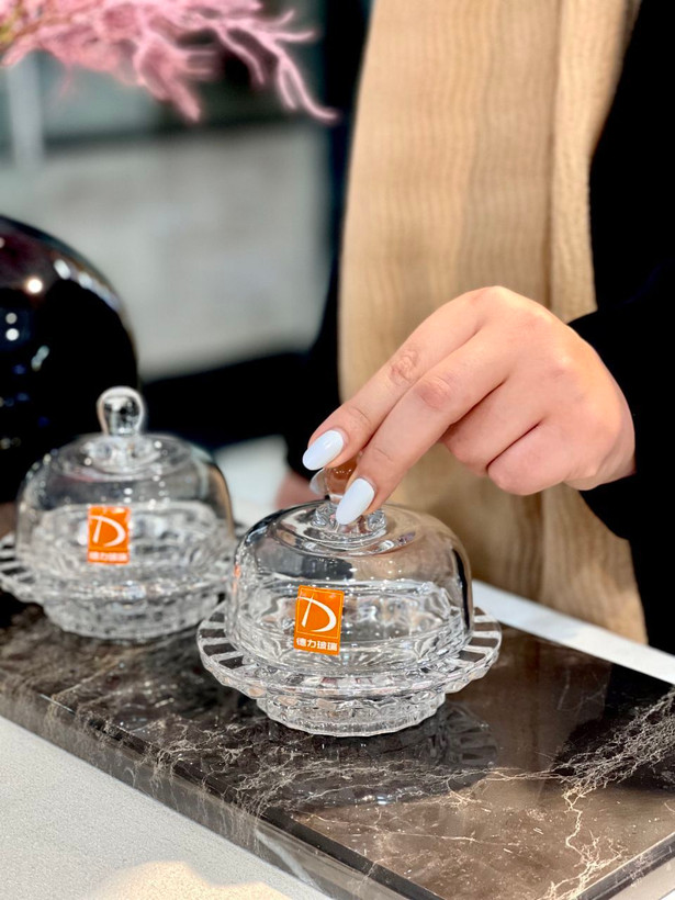کره خوری و پنیر خوری و عسل خوری Fortune محصول وارداتی Deli Glass