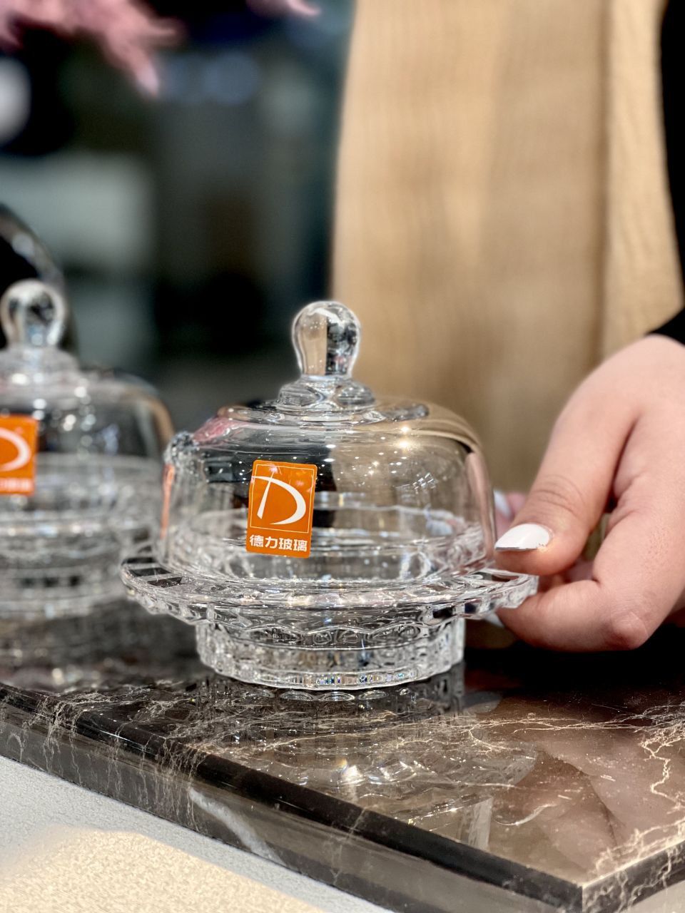 کره خوری و پنیر خوری و عسل خوری Fortune محصول وارداتی Deli Glass