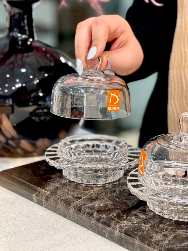 کره خوری و پنیر خوری و عسل خوری Fortune محصول وارداتی Deli Glass