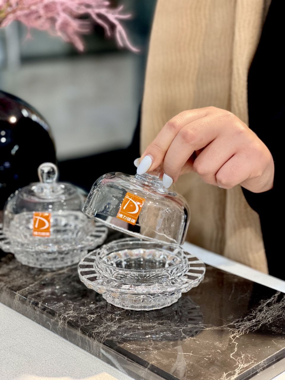 کره خوری و پنیر خوری و عسل خوری Fortune محصول وارداتی Deli Glass