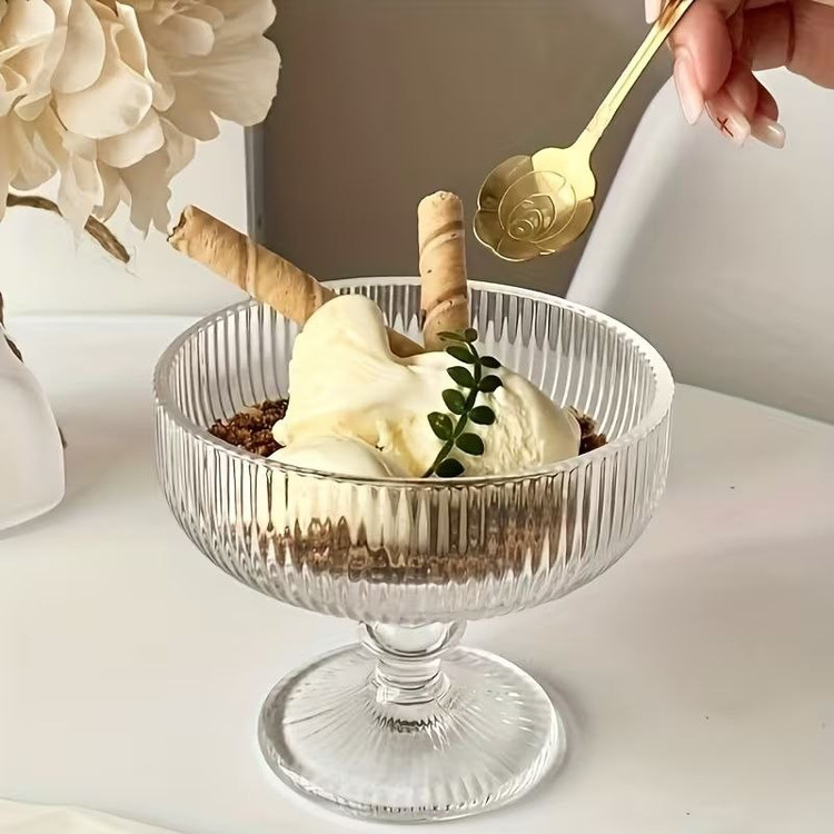 بستنی خوری و دسر خوری Zunya محصول وارداتی Deli Glass