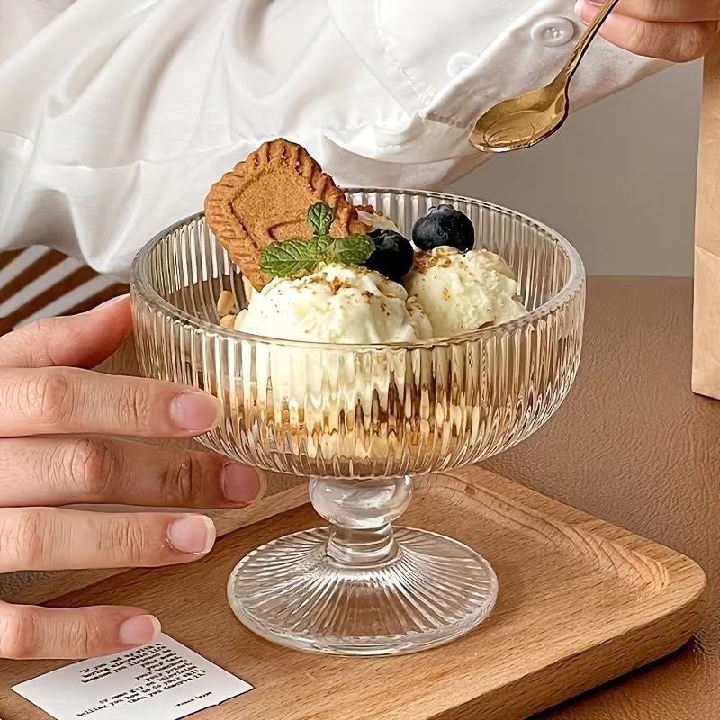 بستنی خوری و دسر خوری Zunya محصول وارداتی Deli Glass