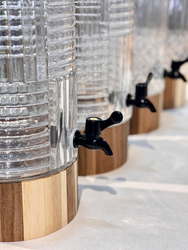 دو مدل کلمن استوانه ای تراشدار محصول وارداتی Glass war