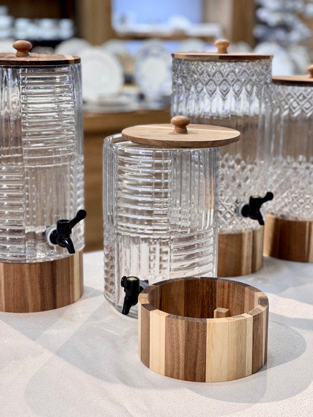 دو مدل کلمن استوانه ای تراشدار محصول وارداتی Glass war