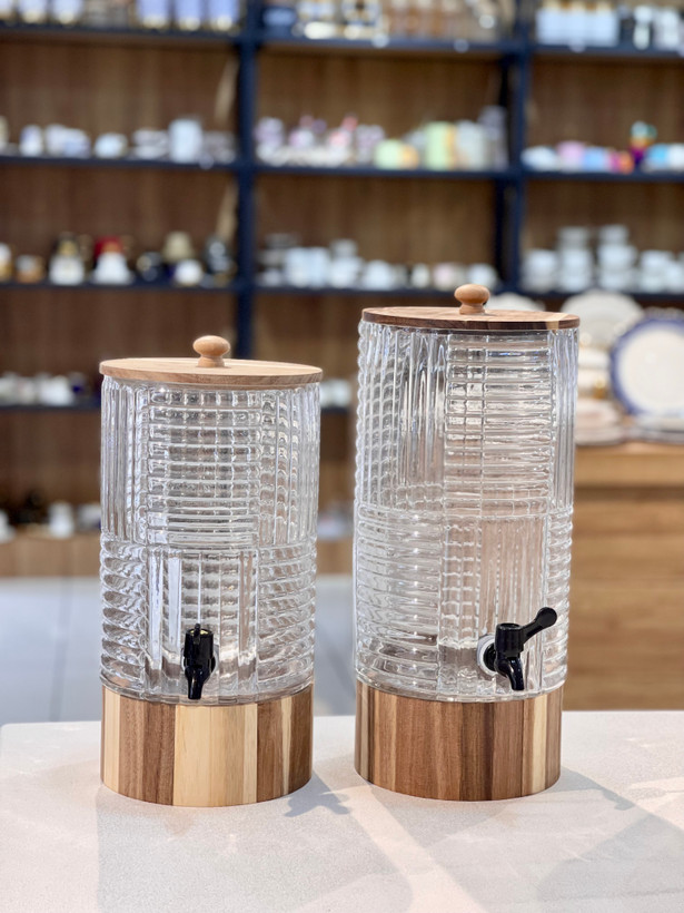 دو مدل کلمن استوانه ای تراشدار محصول وارداتی Glass war