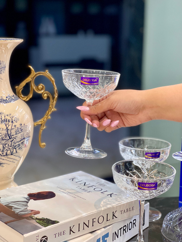 دسر و بستنی خوری تراشدار Reese محصول وارداتی Deli Glass