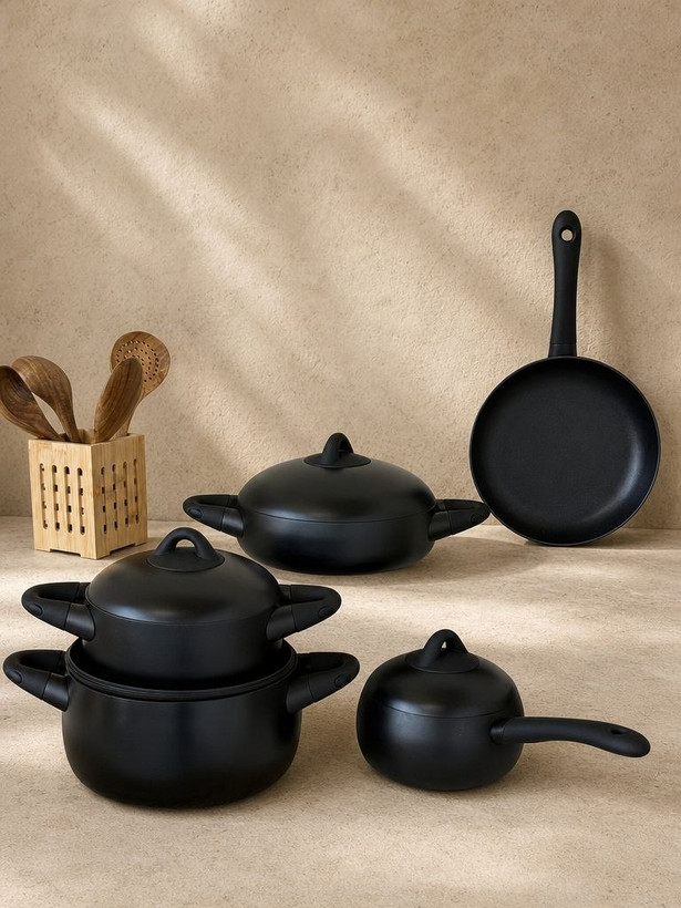 سرویس قابلمه تمام چدنی Black stone Dolçe محصول arow ترکیه