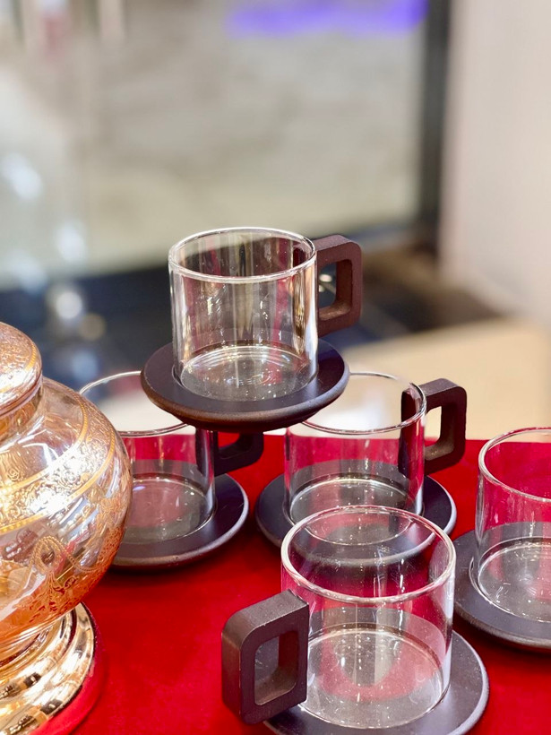 فنجان نعلبکی پیرکس گرد
