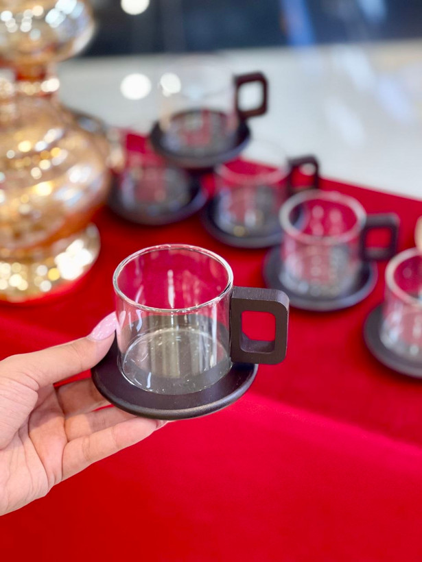 فنجان نعلبکی پیرکس گرد