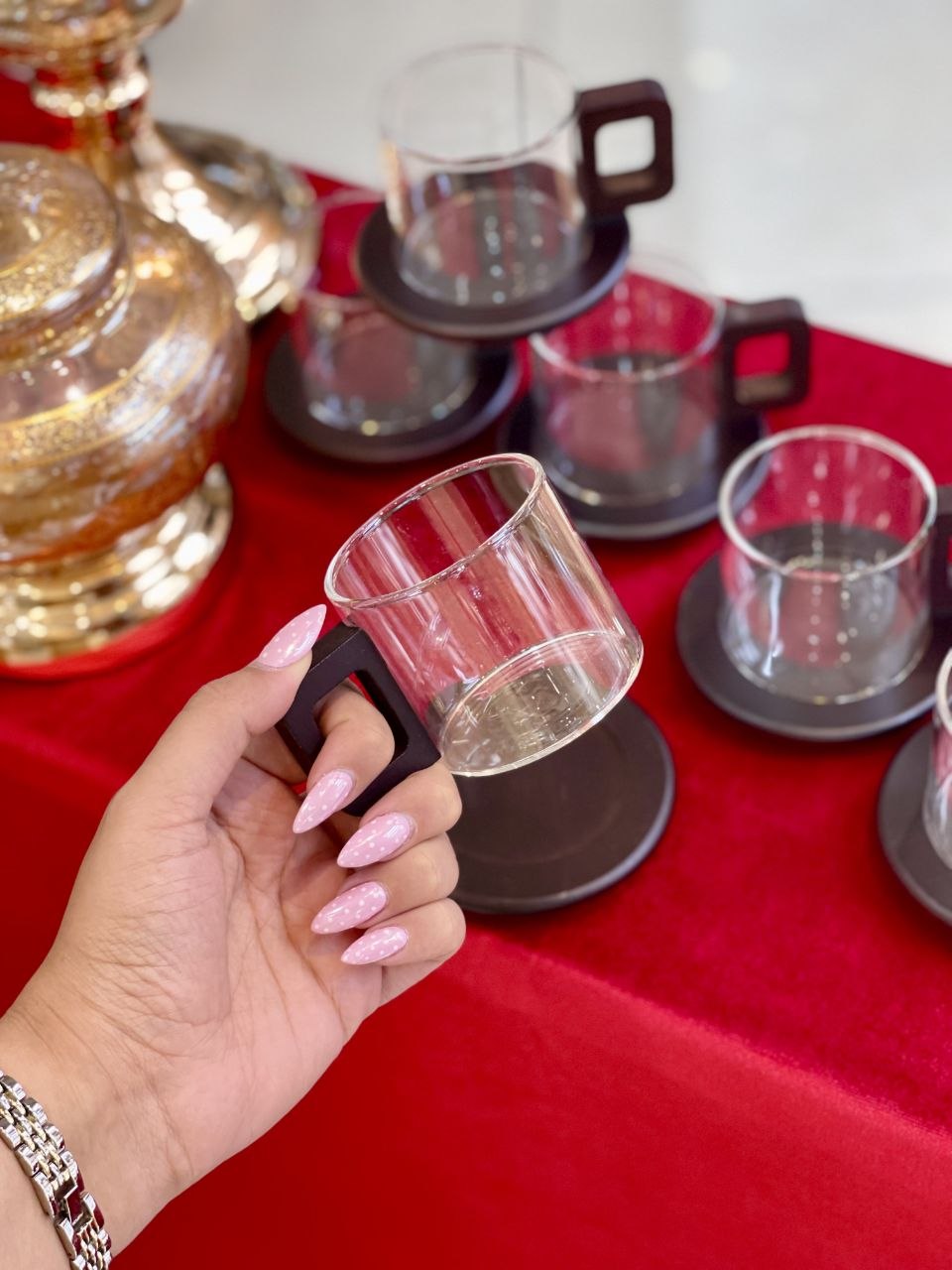 فنجان نعلبکی پیرکس گرد